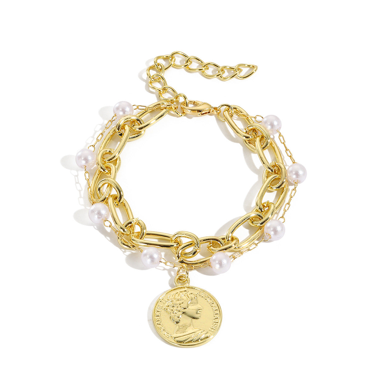 Wholesale Bohemian Pearl Alloy Bracelet